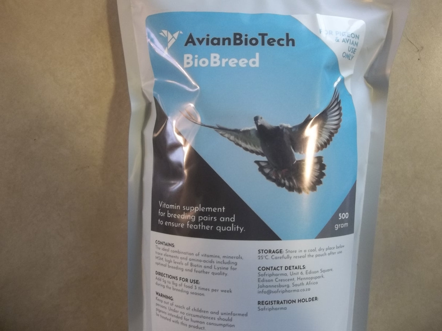 AvianBioTech BioBreed (500 grams or 1.10 pounds)