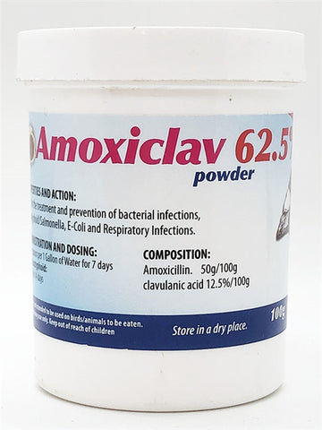 Amoxiclav 62.5% pdr (100 gr.)