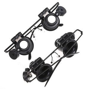 20X Magnifier Eye Glasses Loupe with LED light