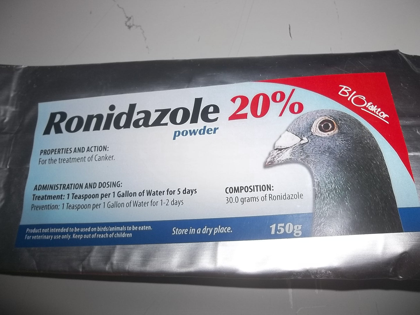 Ronidazole 20% powder (200 grams)