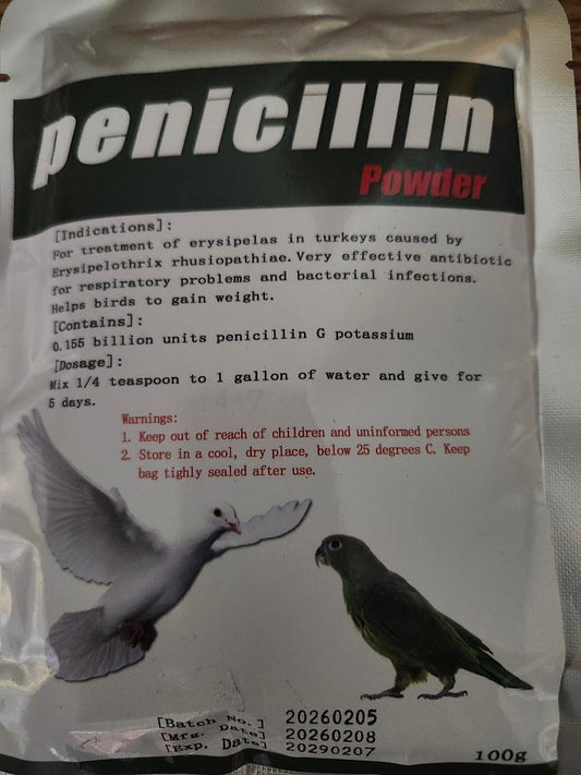 Penicillin pdr (100 grams)