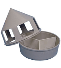 Plastic Grit Pot w/compartments