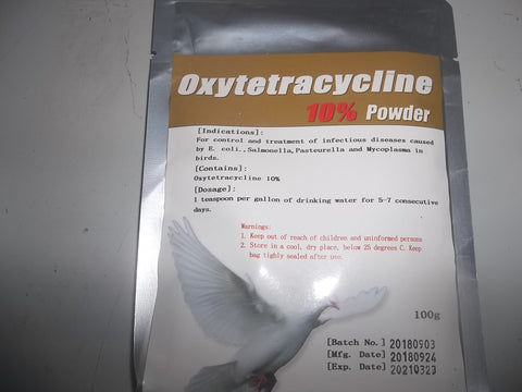Oxytetracycline 10% pdr (100 grams)