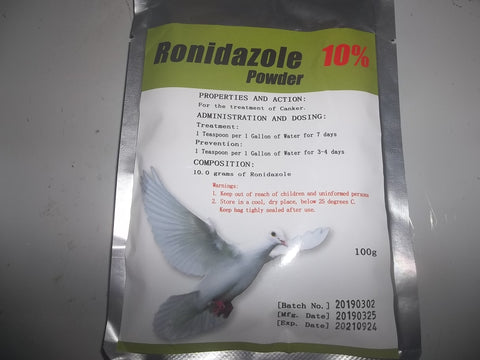 Ronidazole 10% (100 grams) Pigeon Supplies Plus