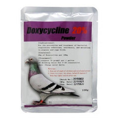 Doxycycline 20% pdr 100 gr. (Pigeon Supplies Plus line)