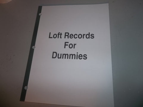 Loft Records for Dummies